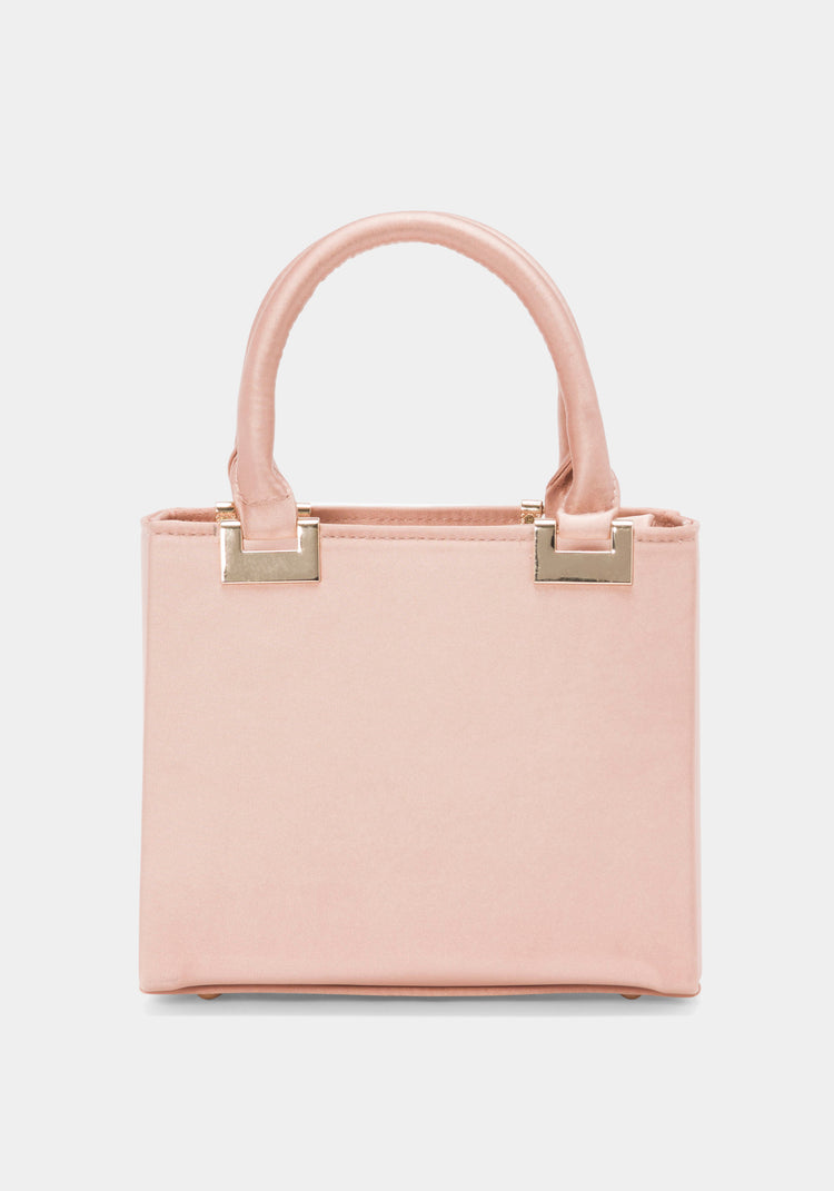 Bebe Bebe Margarita Satchel Embellished With Crystals By Swarovski