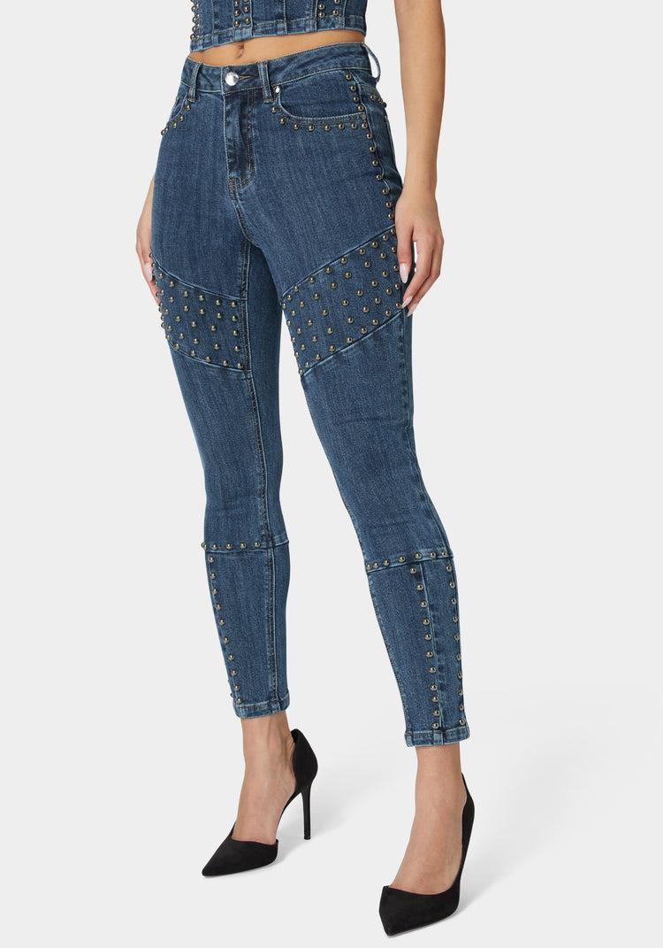 Bebe Natural Waist Skinny Leg Jeans