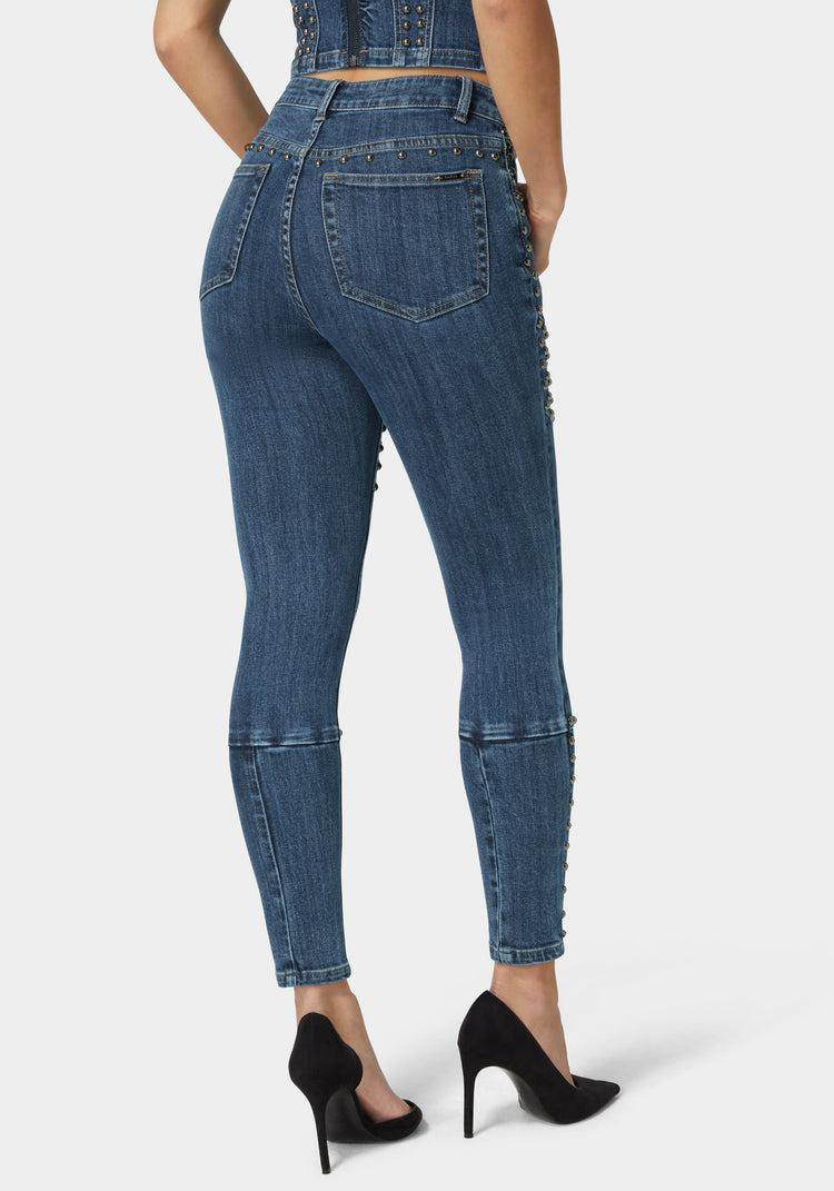Bebe Natural Waist Skinny Leg Jeans
