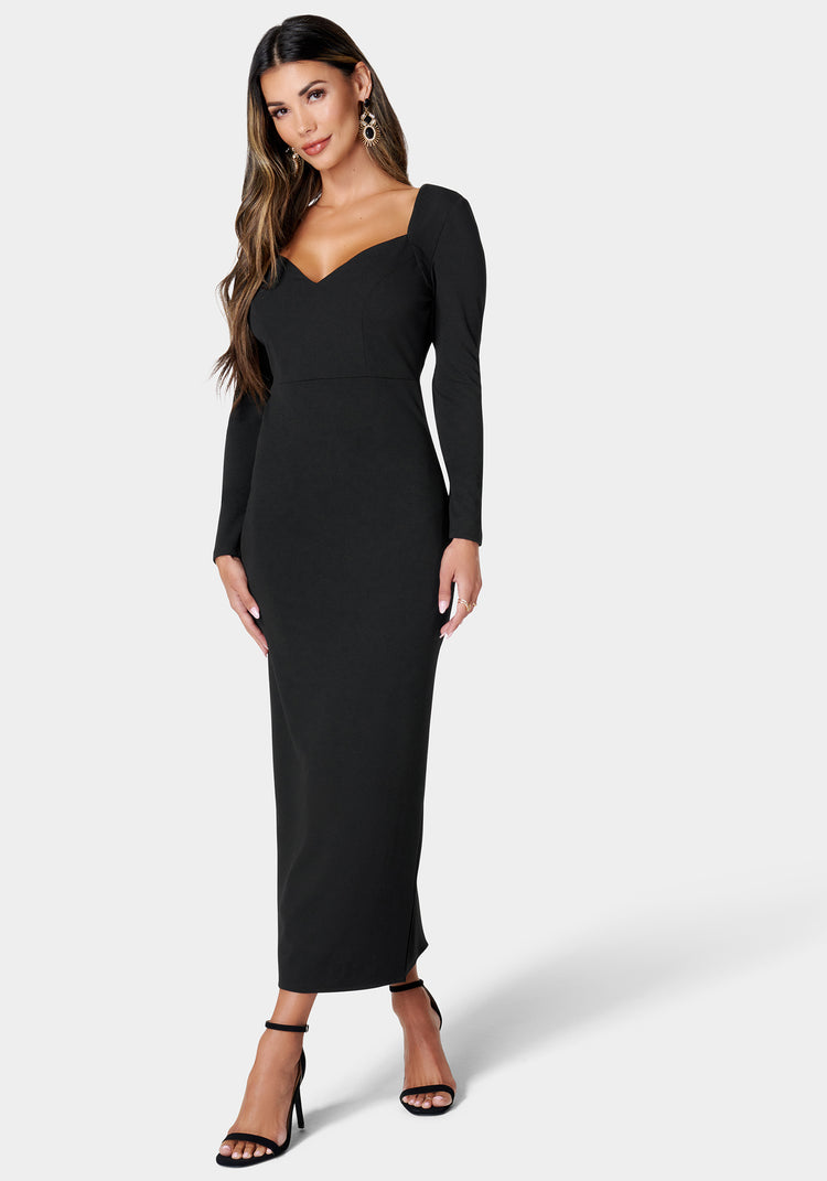 Bebe Open Back Ankle Dress