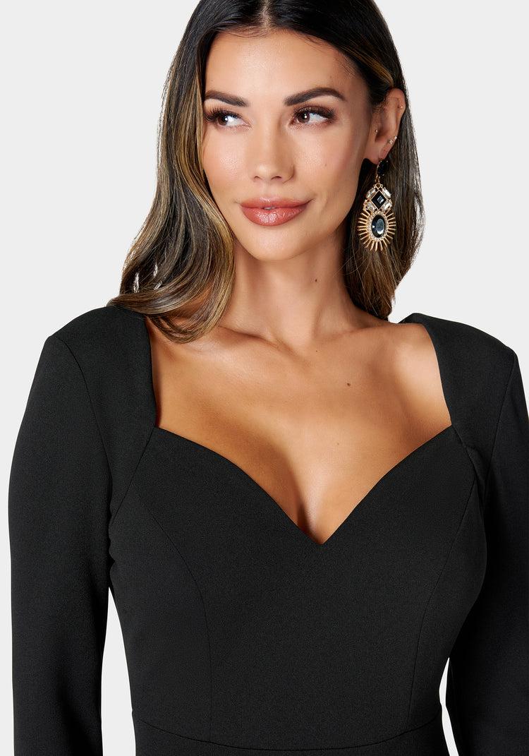 Bebe Open Back Ankle Dress