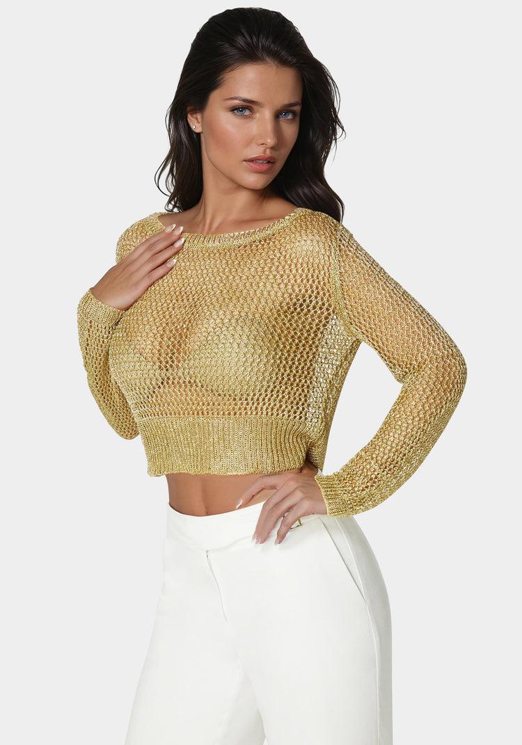 Bebe Open Knit Sweater