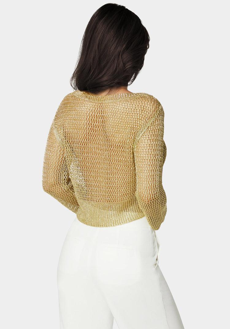 Bebe Open Knit Sweater