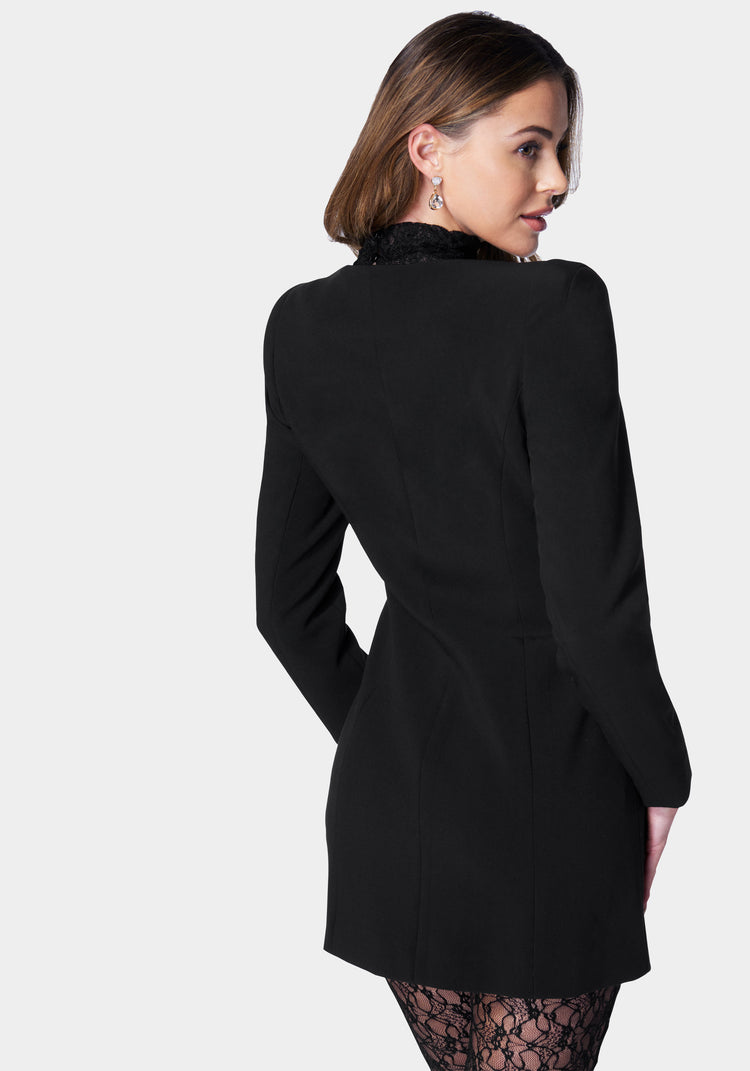 Bebe Open Neck Tailored Blazer