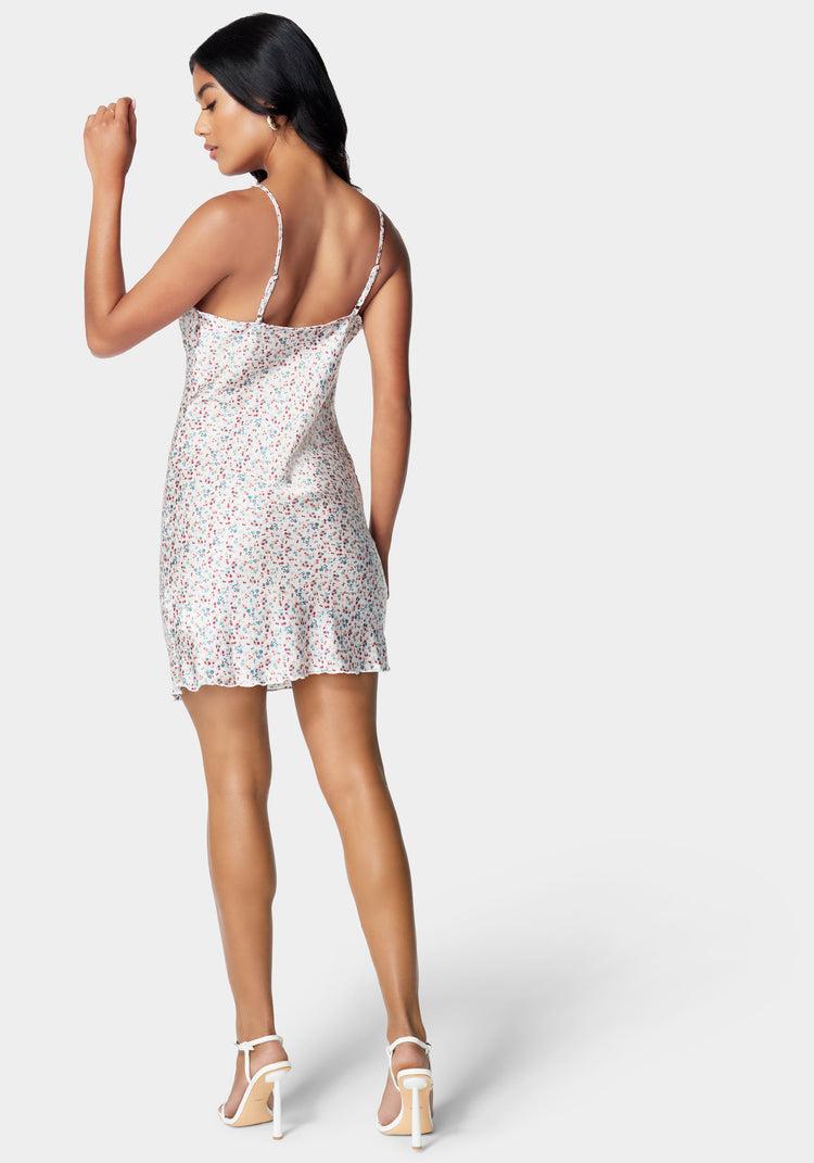 Bebe Printed Mini Dress