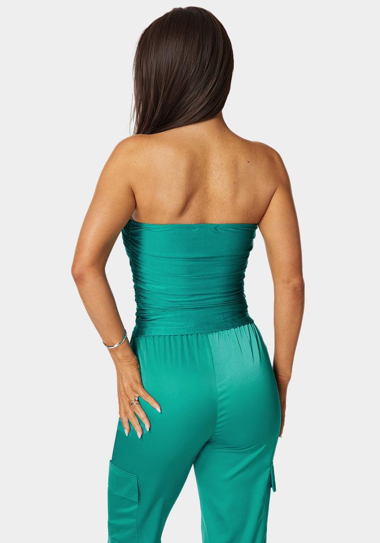 Bebe Ruched Tube Top