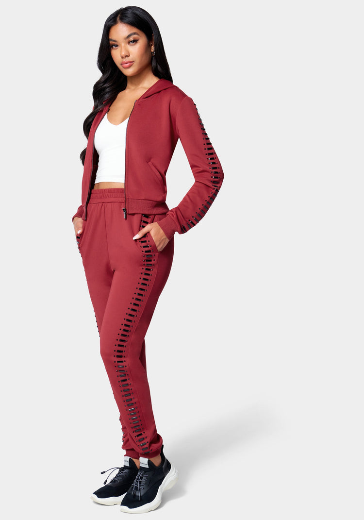 Bebe Scuba Embellished Jogger