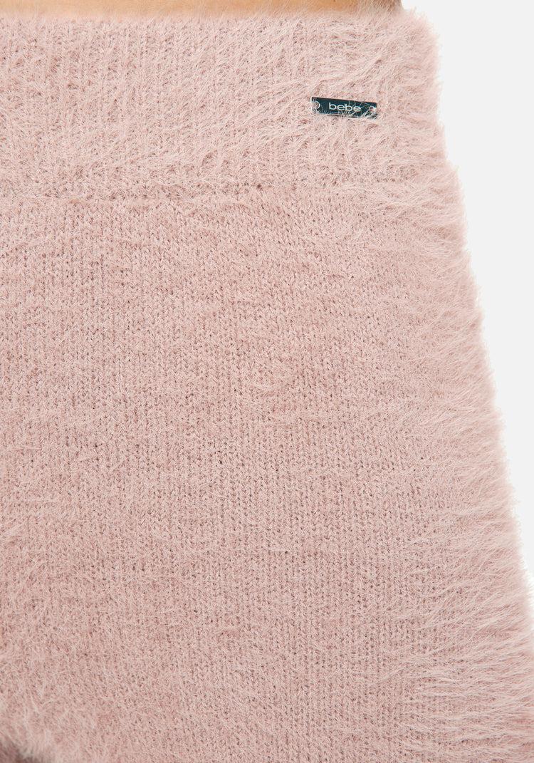 Bebe Soft Yarn High Waisted Sweater Short