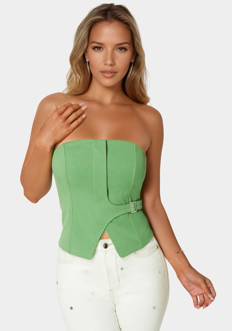 bebe Strapless Corset Top