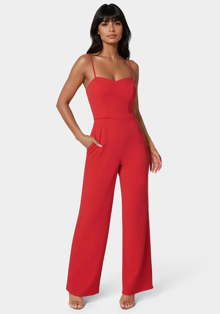 bebe Sweetheart Jumpsuit