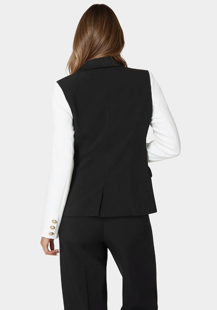 Bebe Tailored Two Tone Blazer