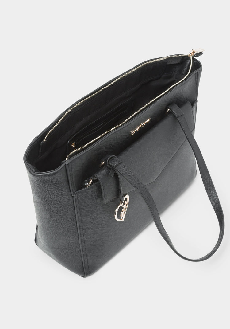Bebe Tanya Tote W/ Logo Pouch