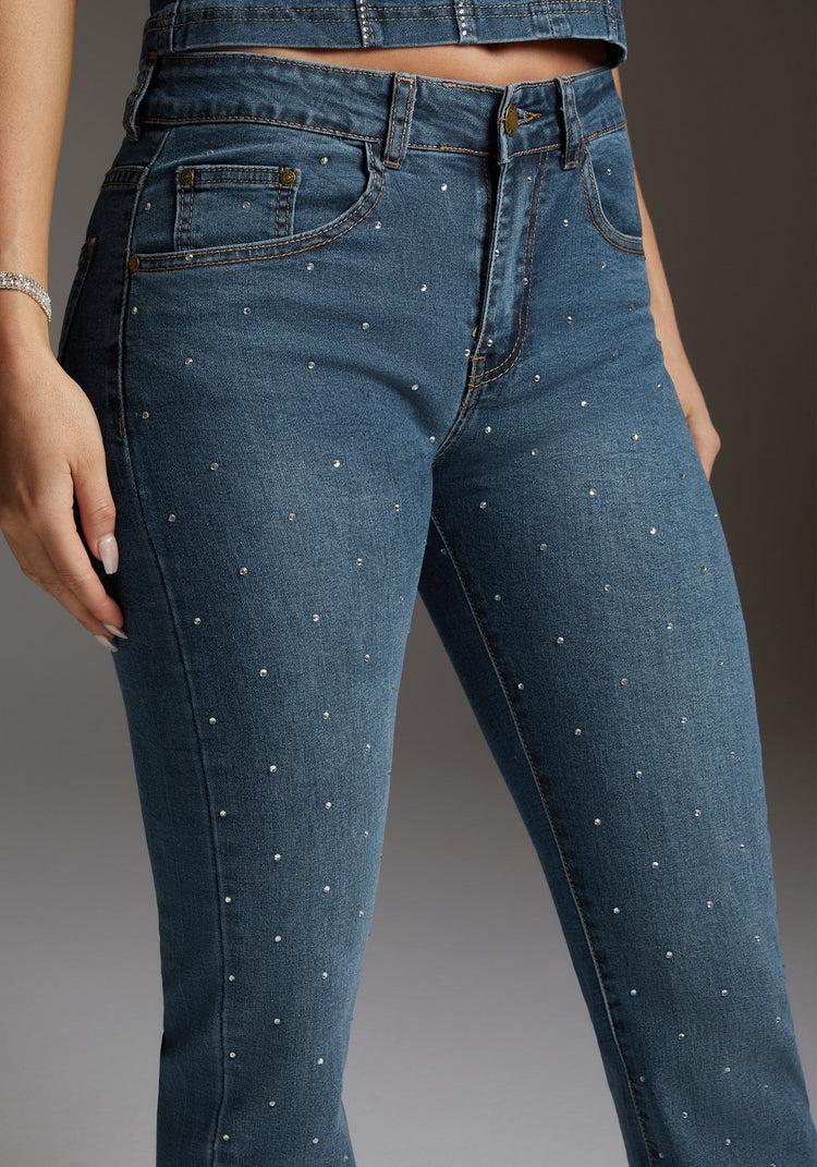 Bebe The Embellished Straight Leg