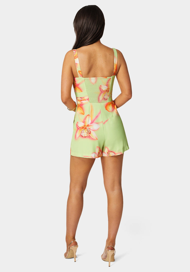 Bebe Twisted Front Romper