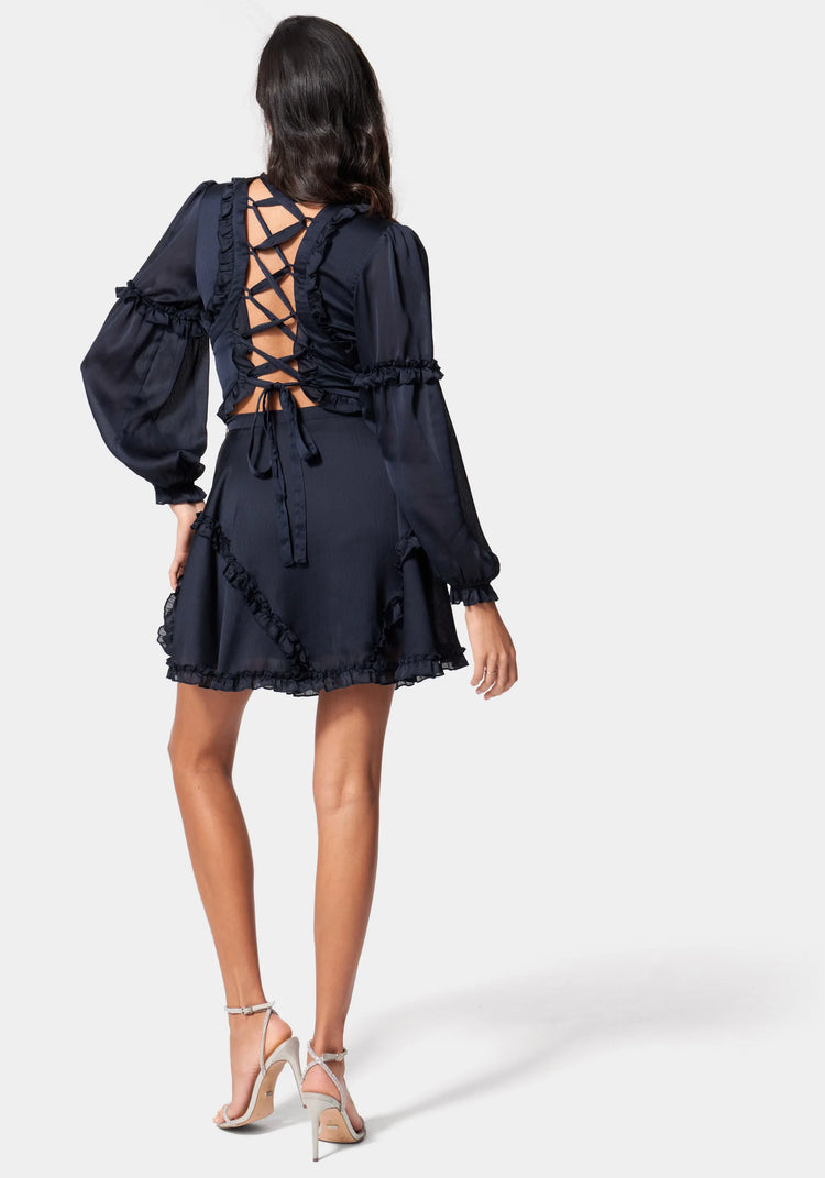 Bebe Yoryu Ruffle Skirt