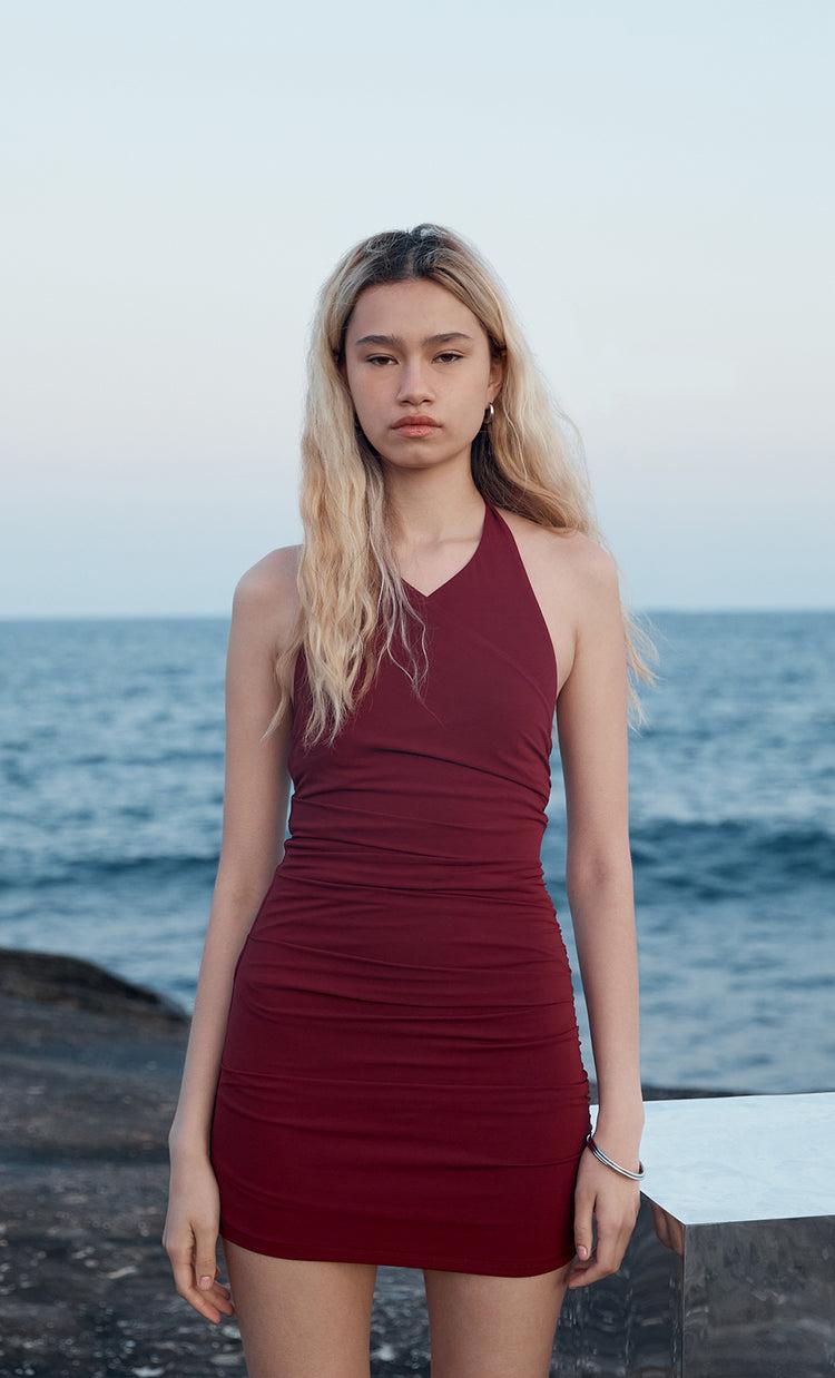 Bec&bridge ALEXANDRE HALTER MINI DRESS Exchanges Not Available