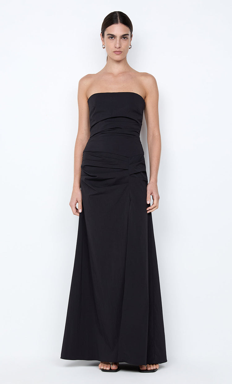 bec&bridge ANGELINA STRAPLESS MAXI DRESS