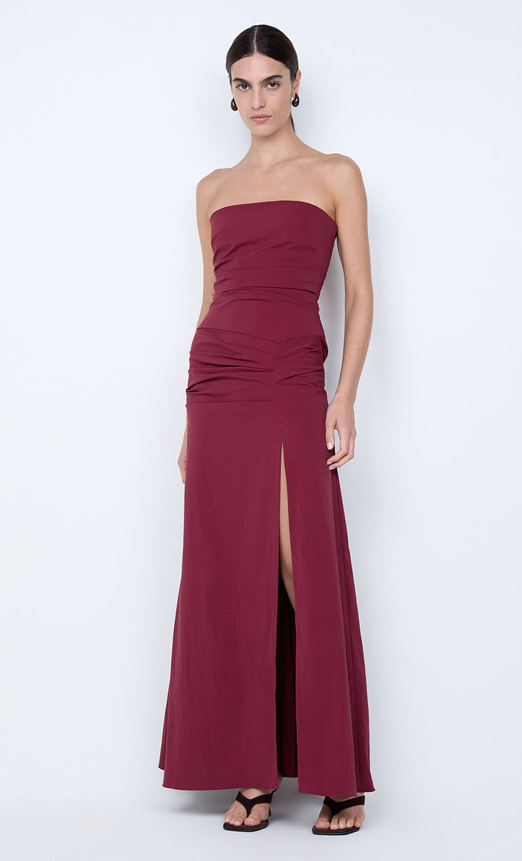 Bec&bridge ANGELINA STRAPLESS MAXI DRESS