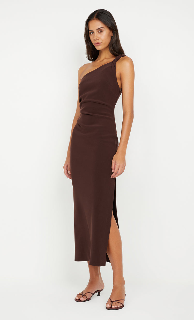 Bec&bridge ARIVEN ASYM MIDI DRESS