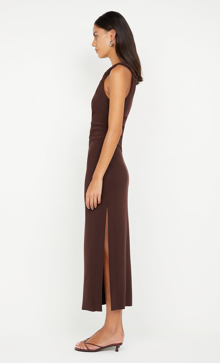 Bec&bridge ARIVEN ASYM MIDI DRESS