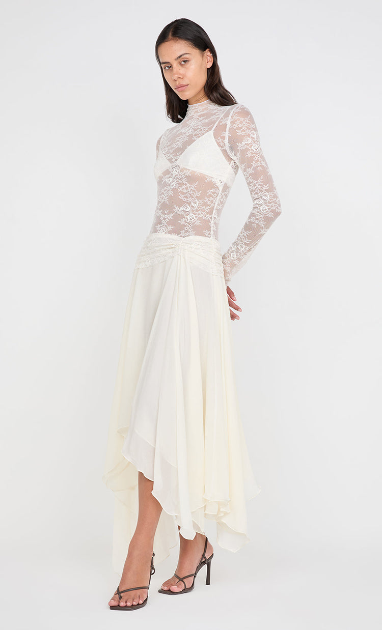 Bec&bridge AUDREY ASYM MIDI DRESS