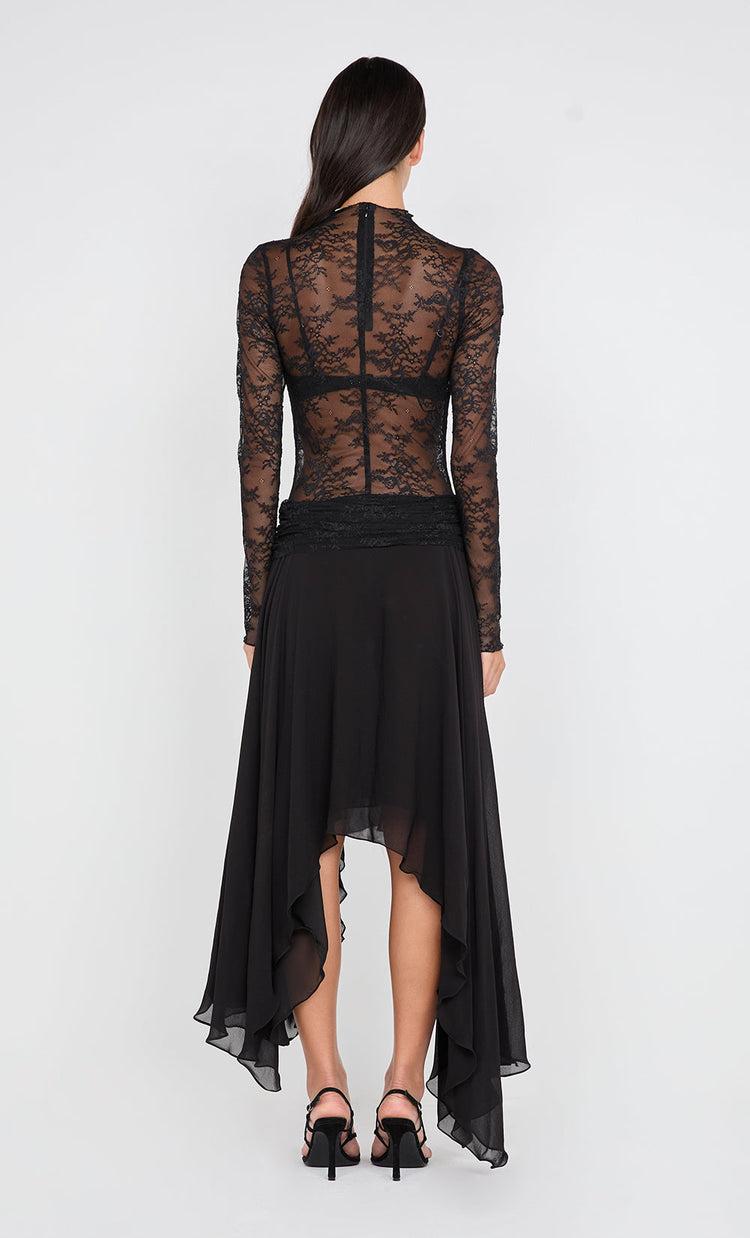 Bec&bridge AUDREY ASYM MIDI DRESS