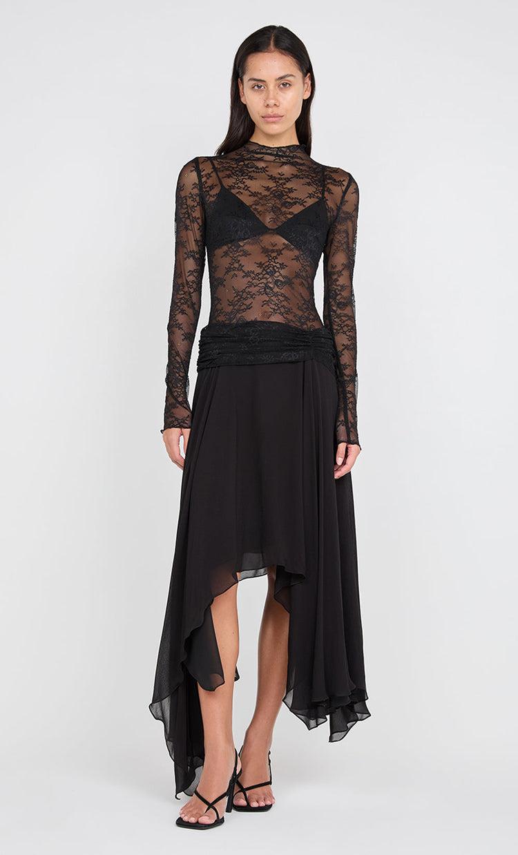 bec&bridge AUDREY ASYM MIDI DRESS