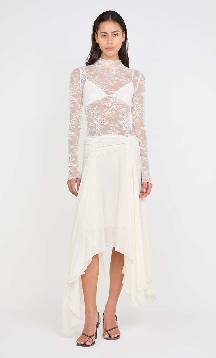 bec&bridge AUDREY ASYM MIDI DRESS