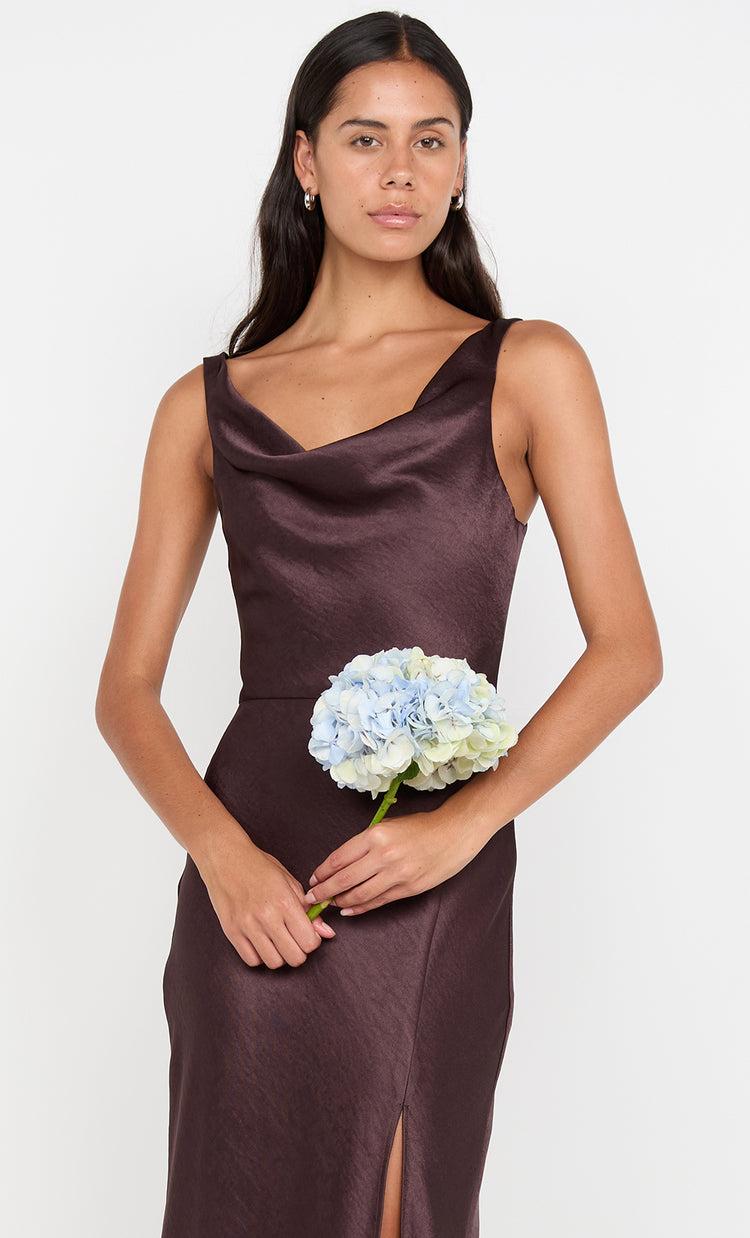 Bec&bridge AUSTEN COWL NECK MAXI DRESS