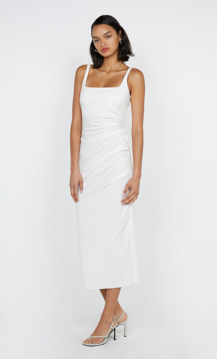 Bec&bridge AVELINE TUCK MIDI DRESS