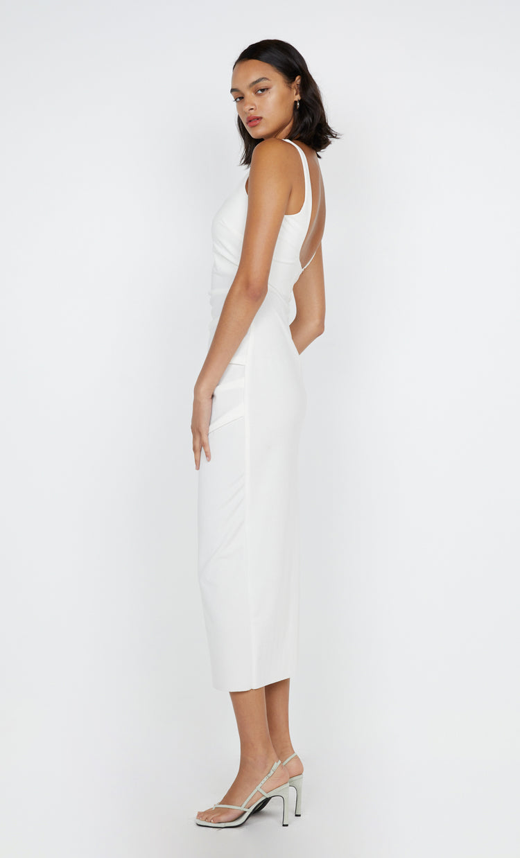 Bec&bridge AVELINE TUCK MIDI DRESS
