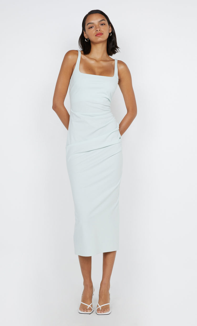 bec&bridge AVELINE TUCK MIDI DRESS