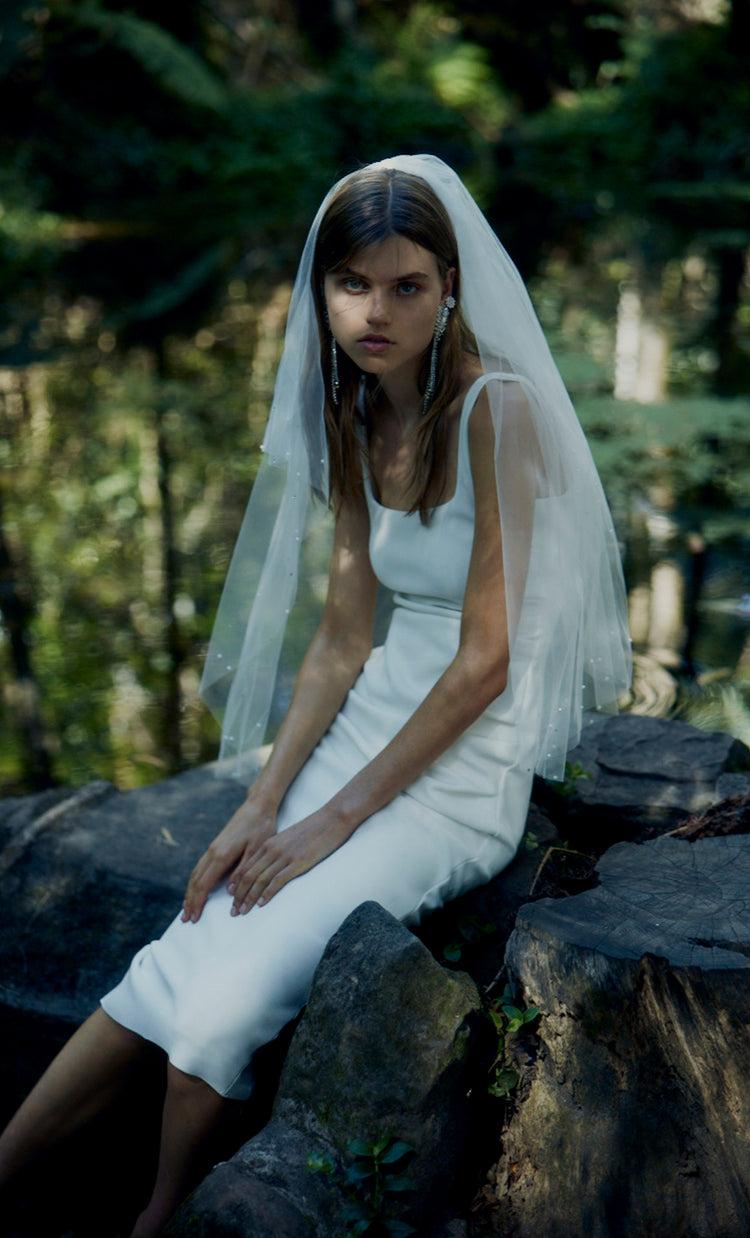 Bec&bridge BE MINE SQUARE NECK DRESS