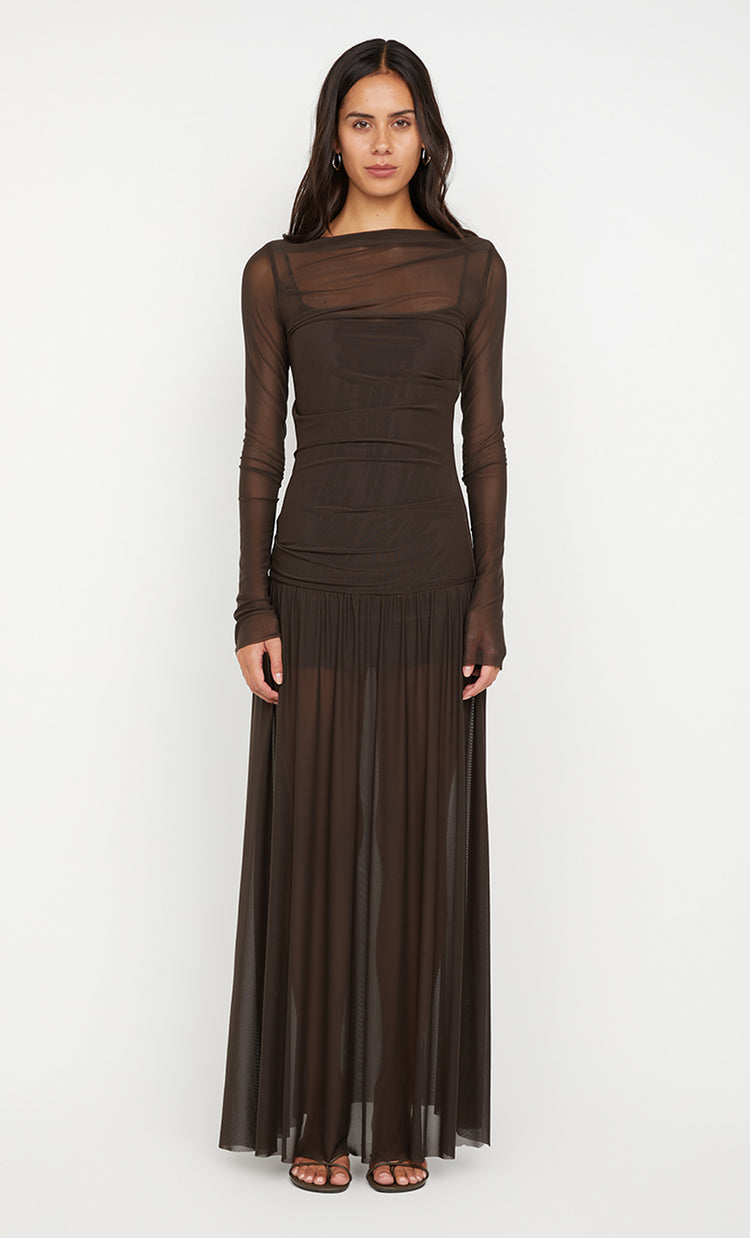 Bec&bridge BLAINE LONG SLEEVE MAXI DRESS