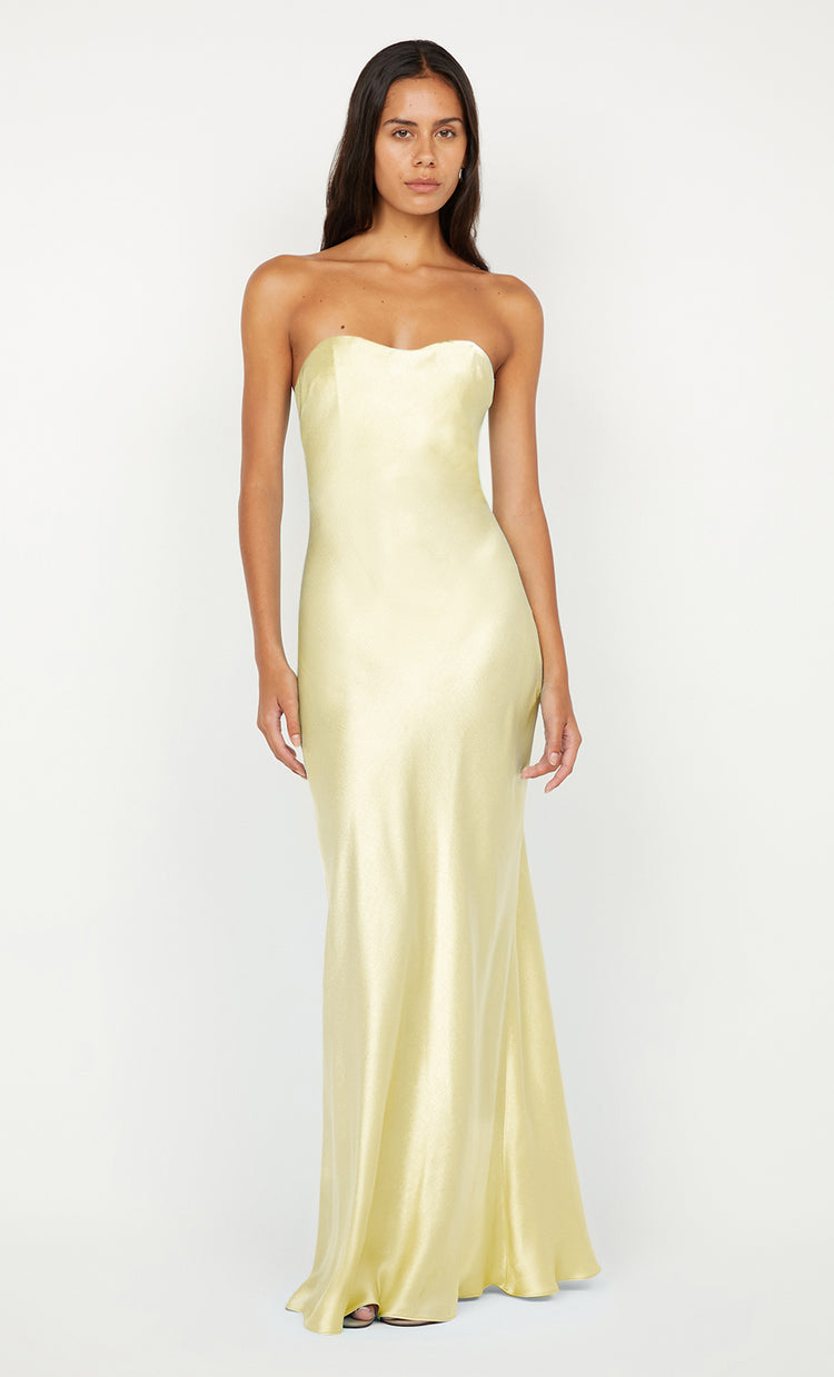 bec&bridge CINDER STRAPLESS MAXI DRESS