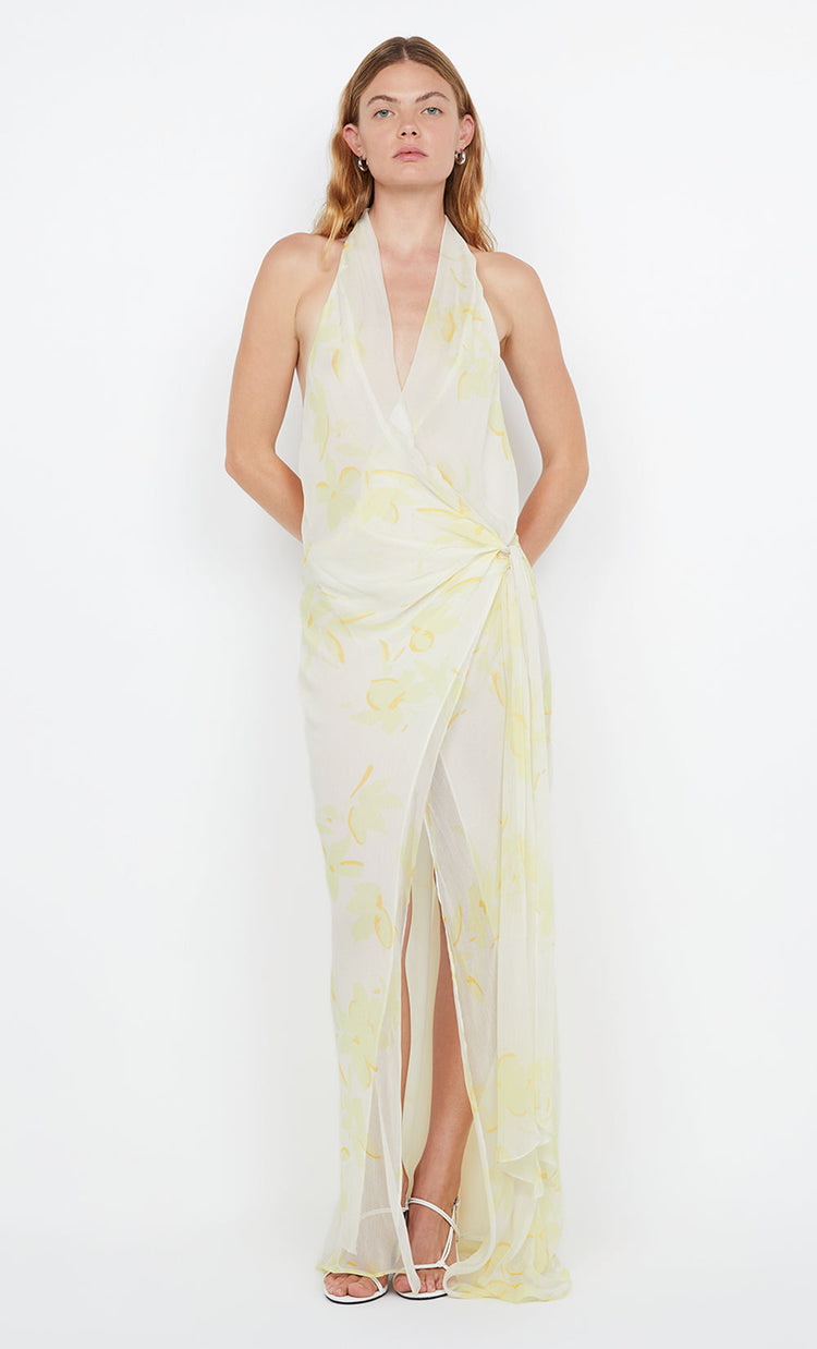 bec&bridge COLMAR WRAP MAXI DRESS
