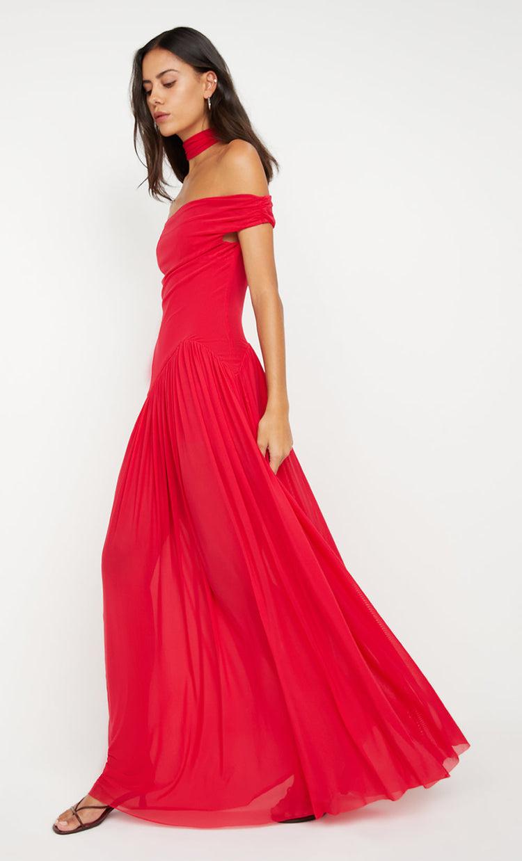 Bec&bridge DEIJA OFFSHOULDER MAXI DRESS