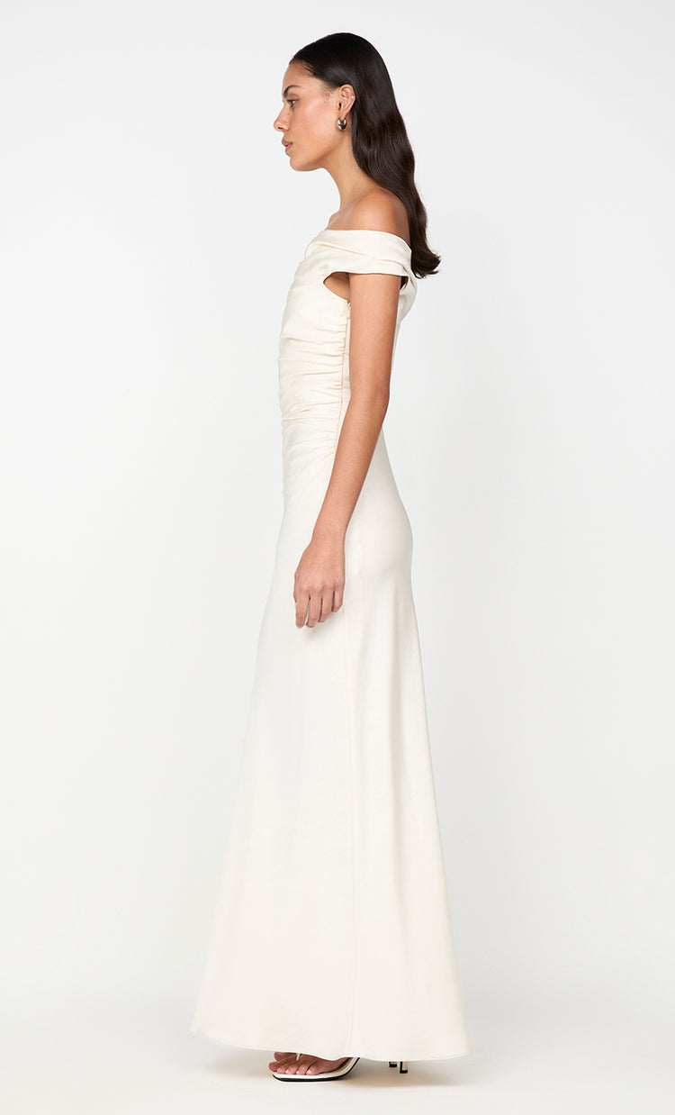 Bec&bridge ETERNITY OFF SHOULDER MAXI