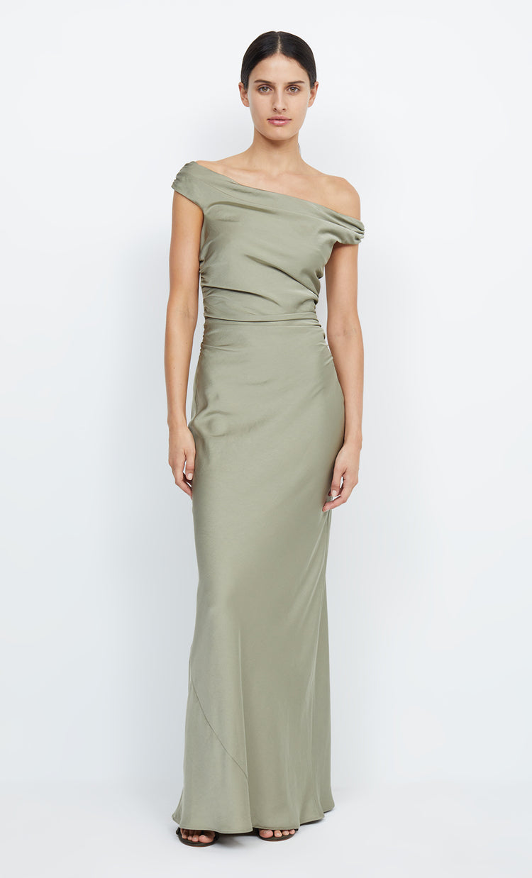 Bec&bridge ETERNITY OFF SHOULDER MAXI