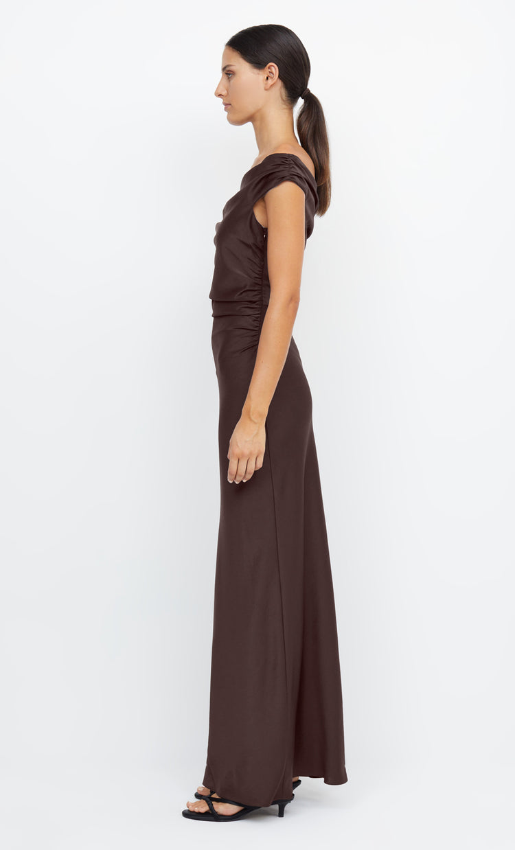 Bec&bridge ETERNITY OFF SHOULDER MAXI
