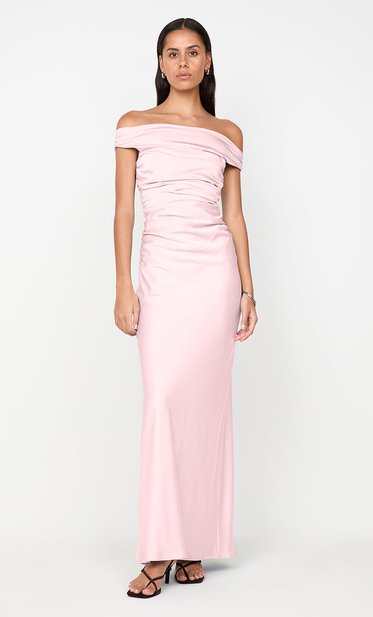 bec&bridge ETERNITY OFF SHOULDER MAXI