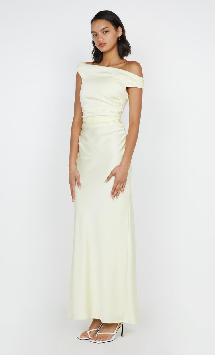 Bec&bridge ETERNITY OFF SHOULDER MAXI