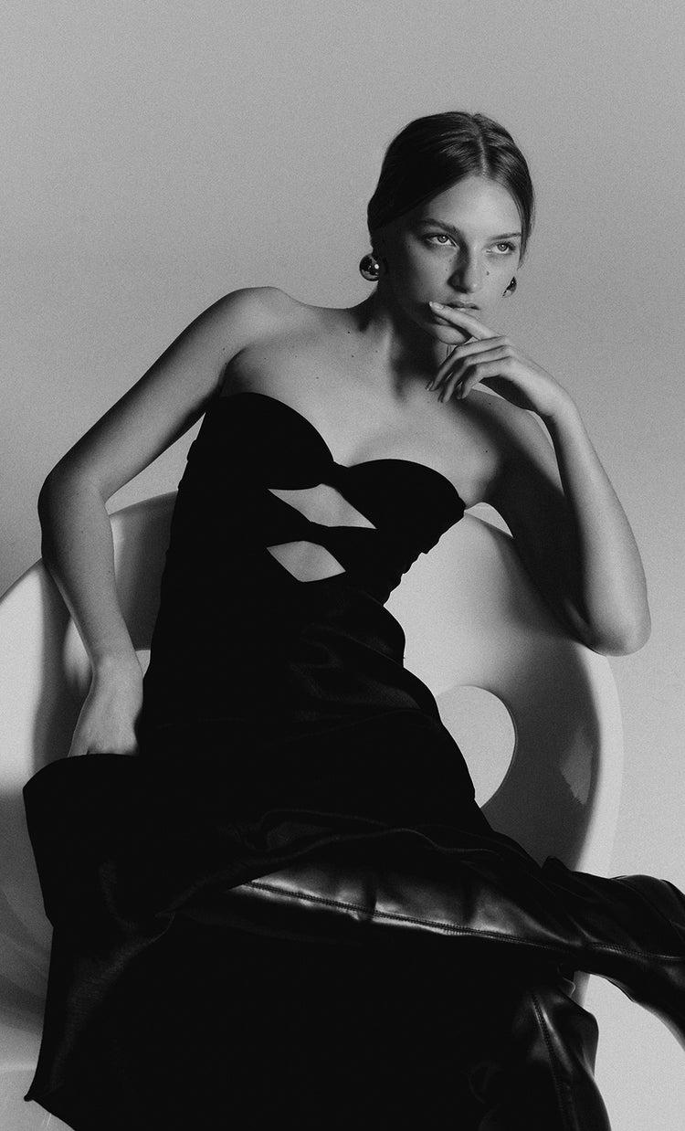 Bec&bridge HALLE STRAPLESS DRESS