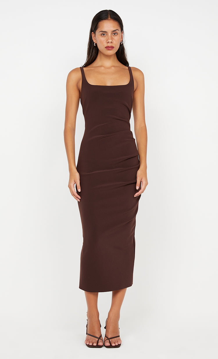 bec&bridge KARINA TUCK MIDI DRESS