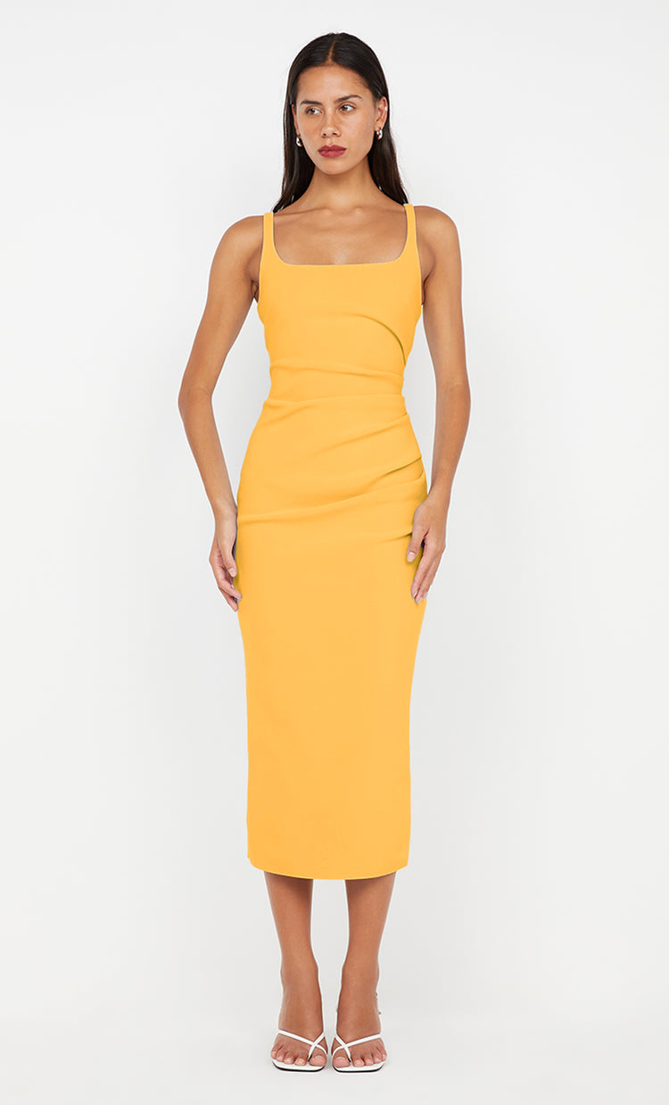 bec&bridge KARINA TUCK MIDI DRESS
