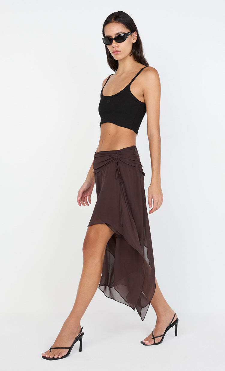 Bec&bridge KODY CROPPED RIB TANK