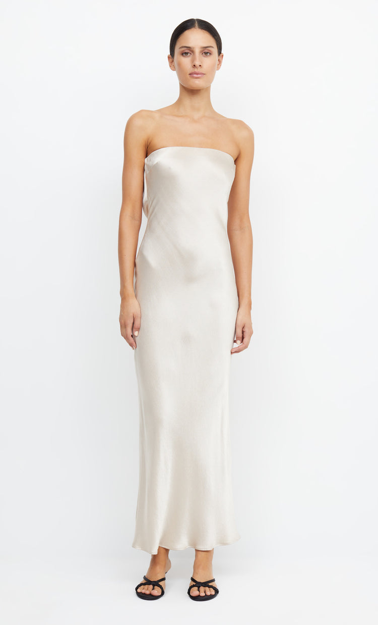 bec&bridge MOON DANCE STRAPLESS DRESS