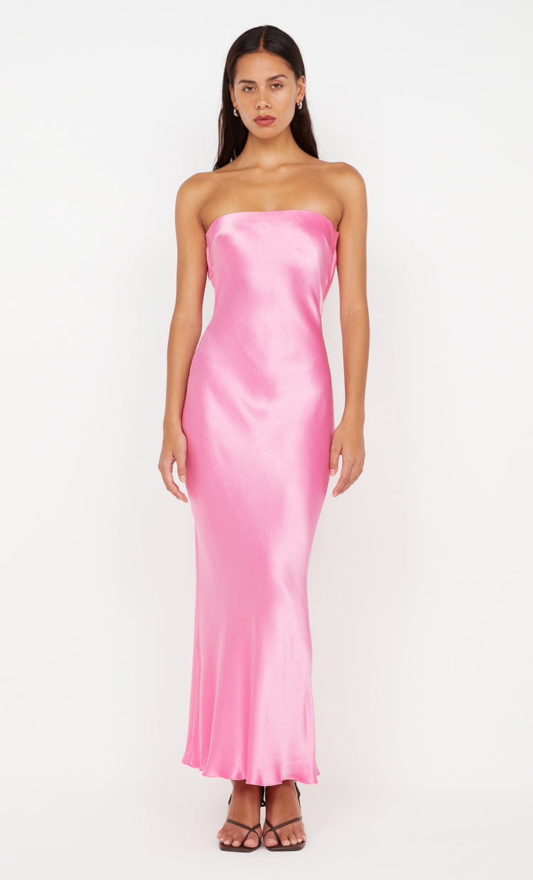 bec&bridge MOON DANCE STRAPLESS DRESS