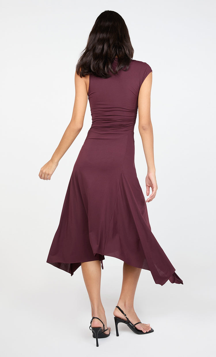 Bec&bridge NARA ASYM MIDI DRESS