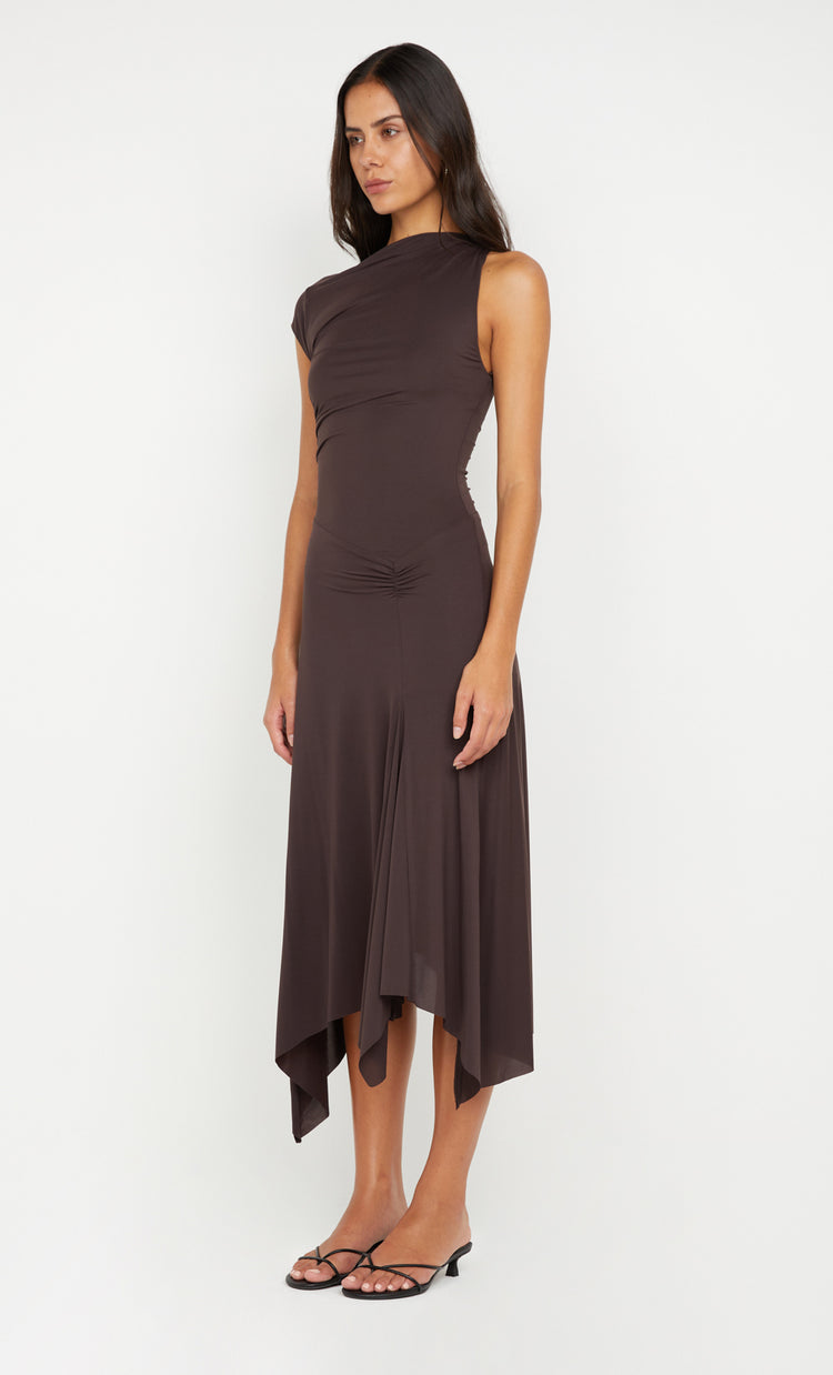 Bec&bridge NARA ASYM MIDI DRESS